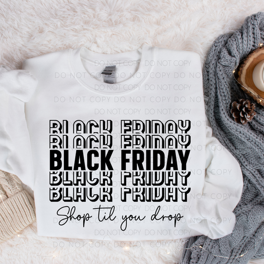 Black Friday Shop Til You Drop