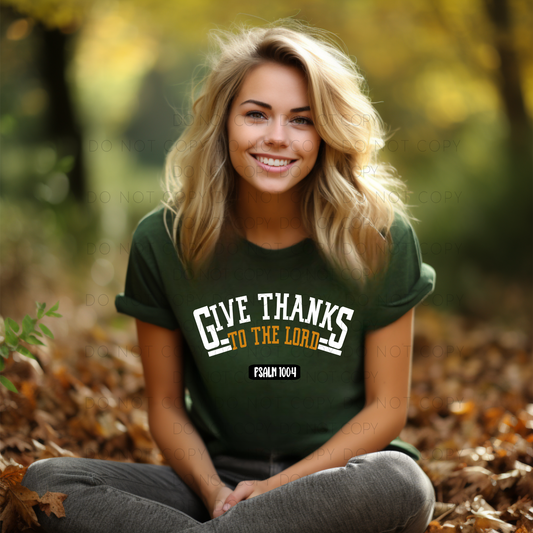 Give Thanks To The Lord
