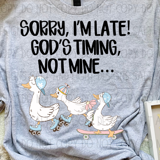 God's Timing