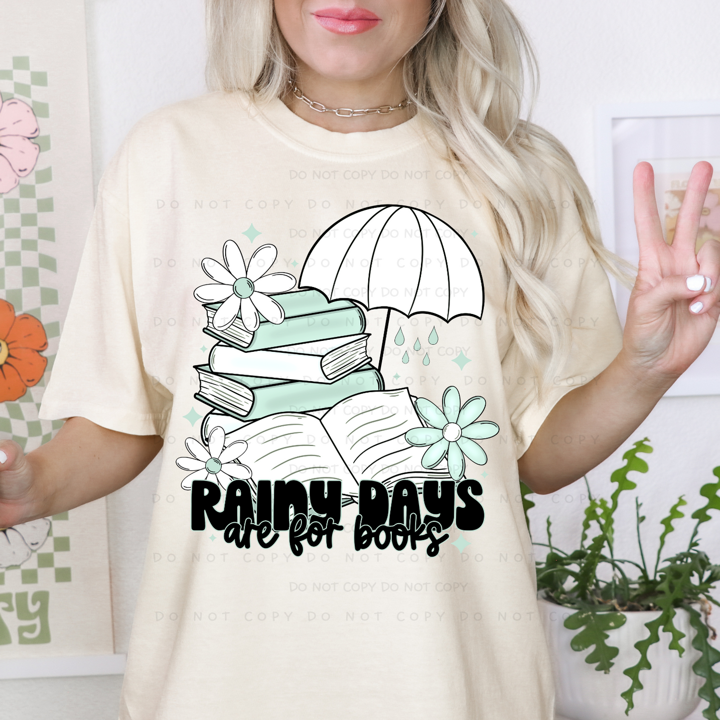 Rainy Days Are For Books Shirt