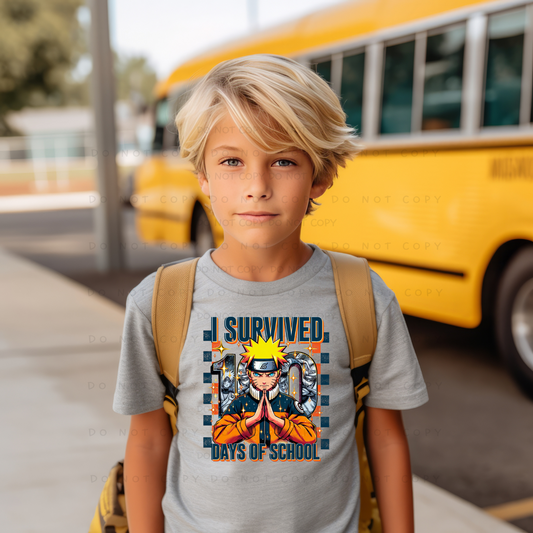 I Survived 100 Days Of School Shirt