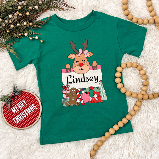 Custom Christmas Reindeer-Kids