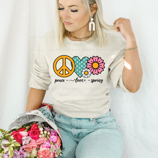 Peace Love Spring Shirt