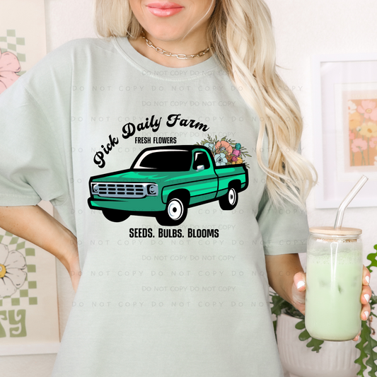 Pick Daily Farm Fresh Flowers Shirt