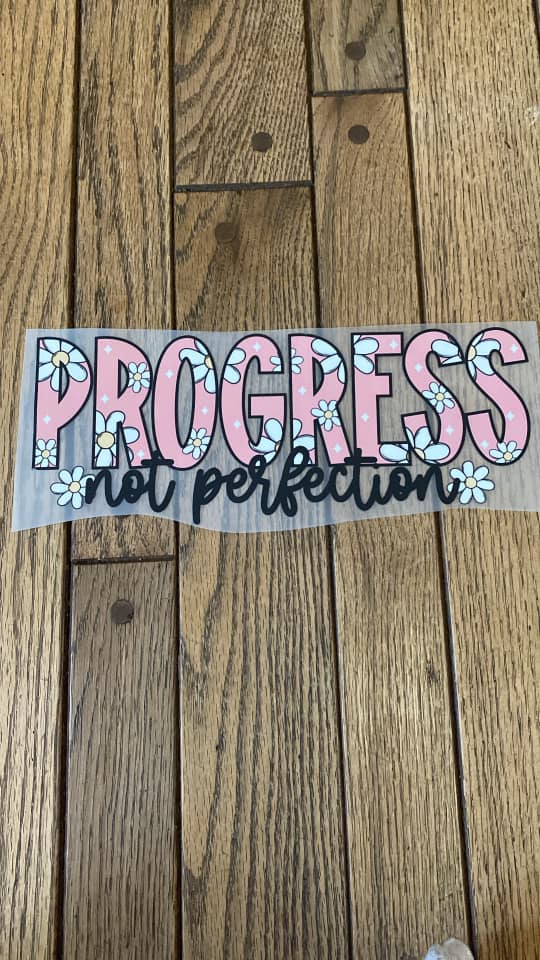 Progress Not Perfection