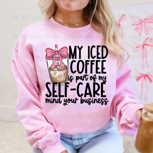 My Iced Coffee Is Part Of My Self-Care