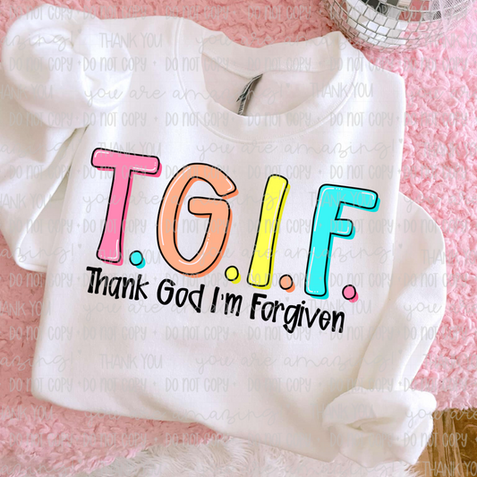 Thank God I'm Forgiven