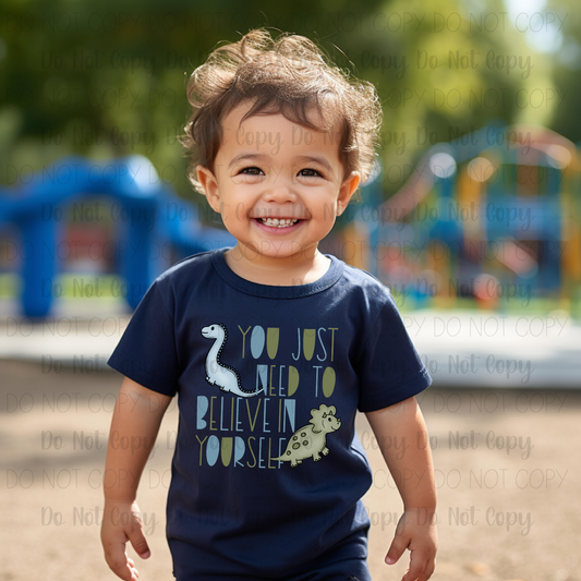 You Just Need To Believe In Yourself (Boys Colored)-Kids