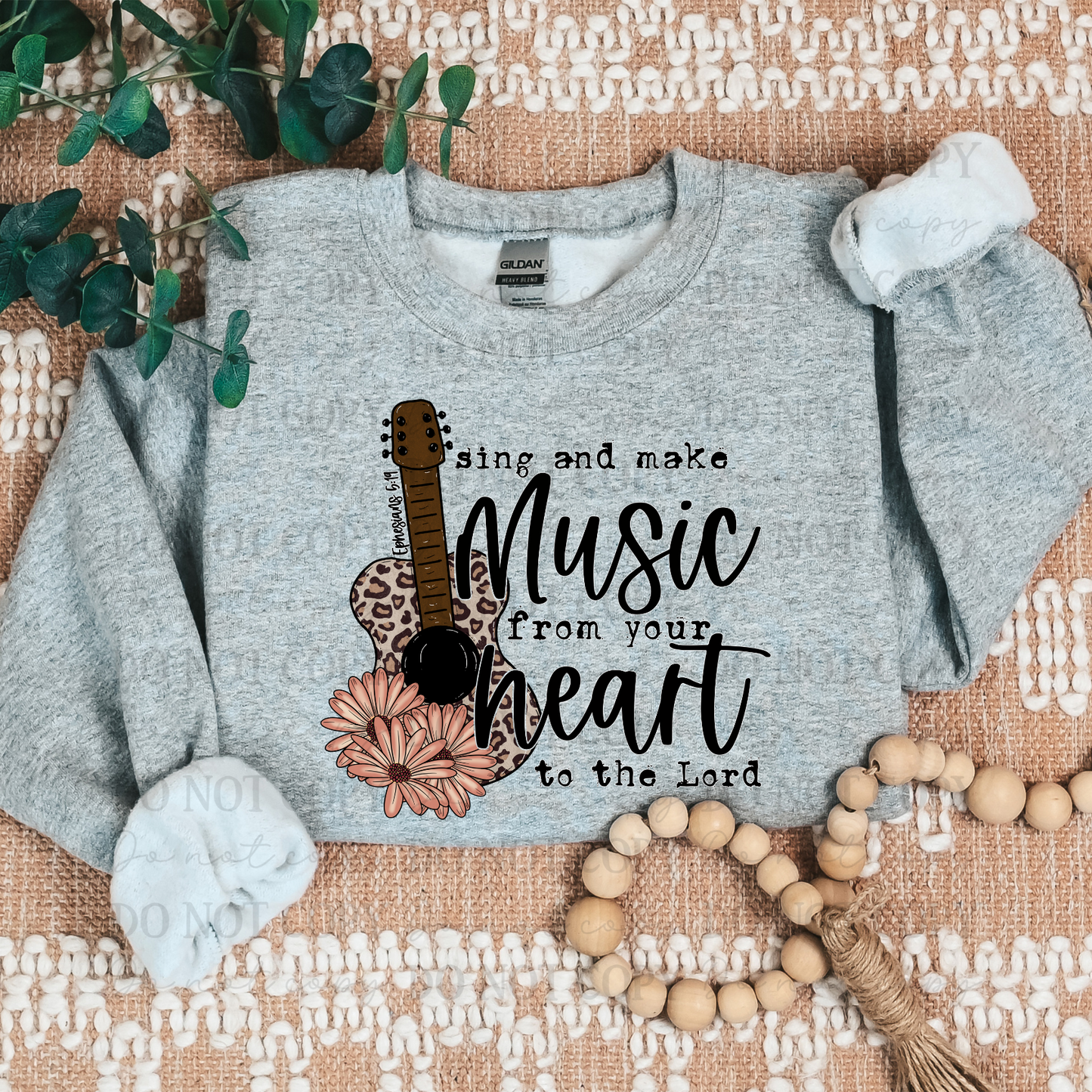 Sing And Make Music from Your Heart To The Lord Shirt